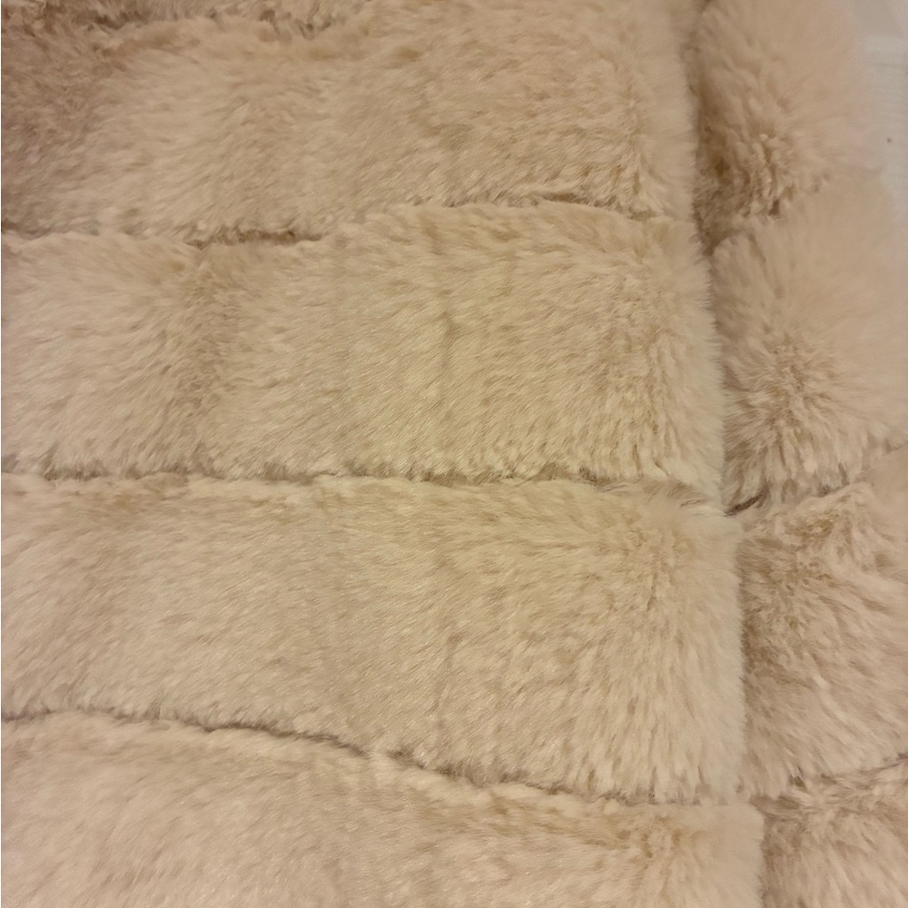 HYFVE Soft Cream Faux Fur Teddy Jacket - Picture 7 of 7